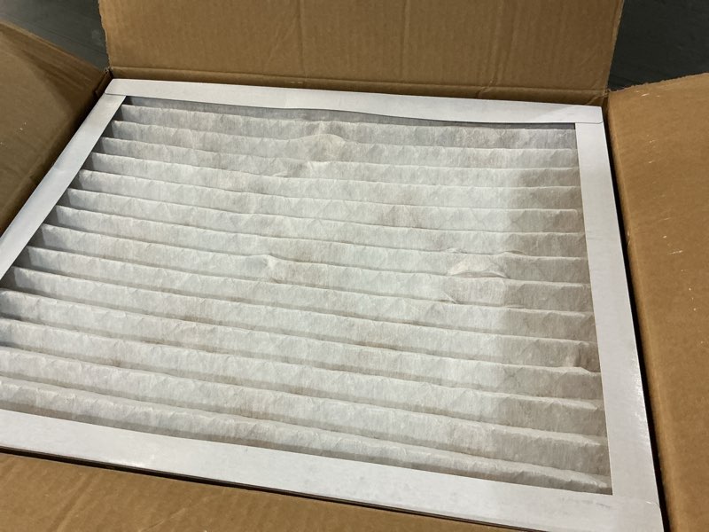Condition photo showing Good Condition for amazon basics 16x20x1 air filter 6 pack, merv 8 ac furnace filters (actual size: 15.75" x 19.75" x 0.75") 16x20x1 merv 8
