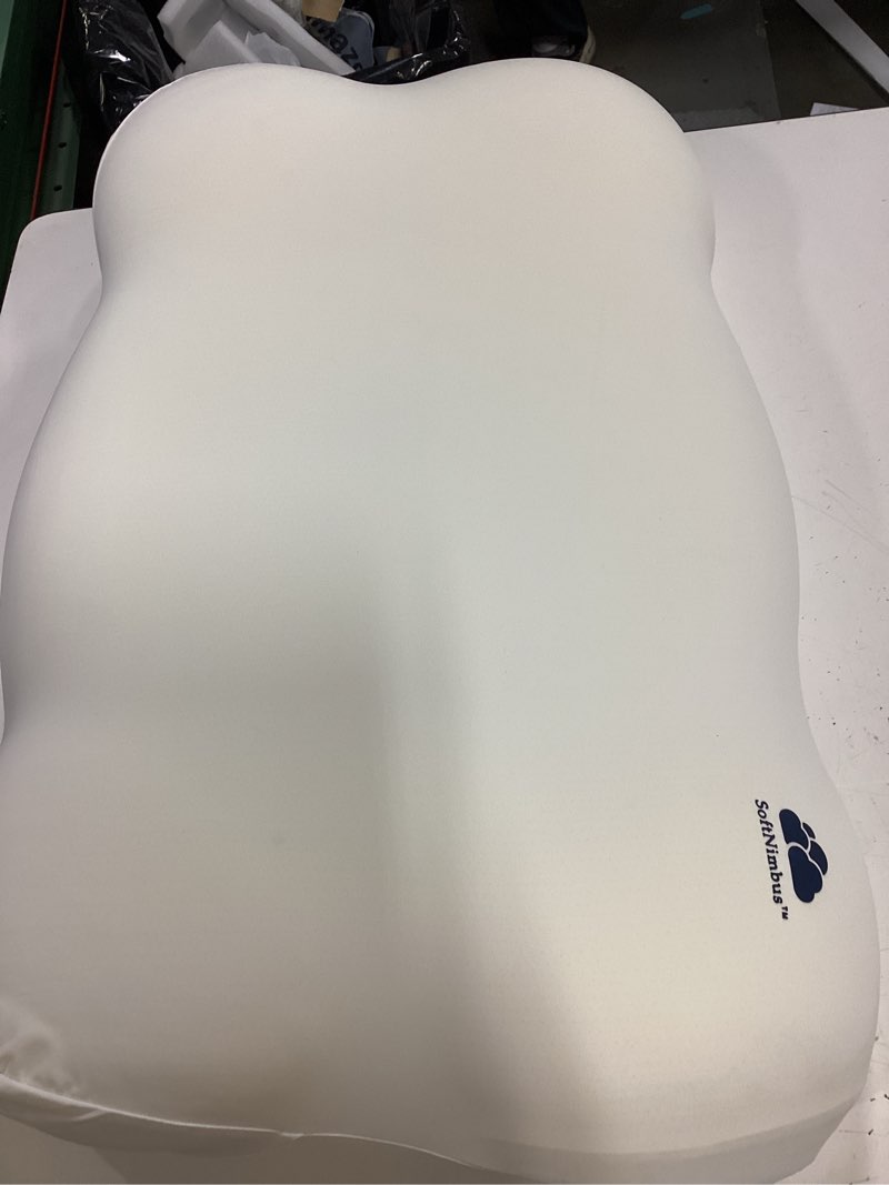 Condition photo showing Good Condition for mellow cloud pillow (2026 upgraded) – ergonomic cervical support pillow, dual-sided firmness for neck alignment, breathable memory foam with washable cover for side/back sleepers, queen size