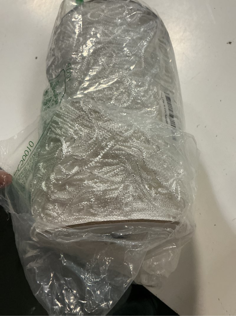 Condition photo showing Good Condition for trellis netting 5 x 350 ft - polyester, 6x6 in soft mesh, heavy duty garden netting for climbing plants, cut flower support, garden, grow vegetables, pea, bean, grape vine, hydroponic (white)