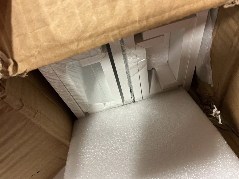 Condition photo showing Good Condition for heimlove 24 inch picture ledge shelf set of 8,long floating shelves for wall,white picture shelf with lip for wall decor,living room bedroom bookshelf photo frames nursery book shelves for storage white 24 inches set of 8