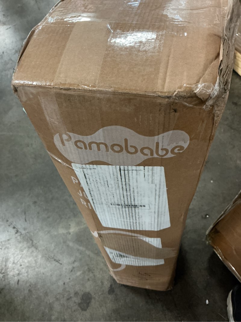 Condition photo showing As Is for pamo babe pack and play with bassinet, portable playard for baby grey