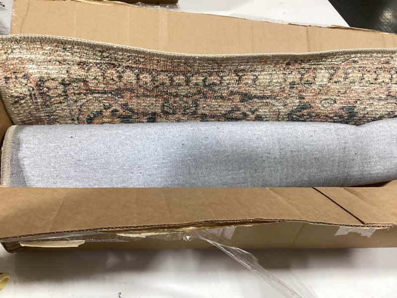 Condition photo showing Good Condition for angela rose x loloi aubrey collection aub-01 navy / multi 3'-9" x 5'-6" accent rug