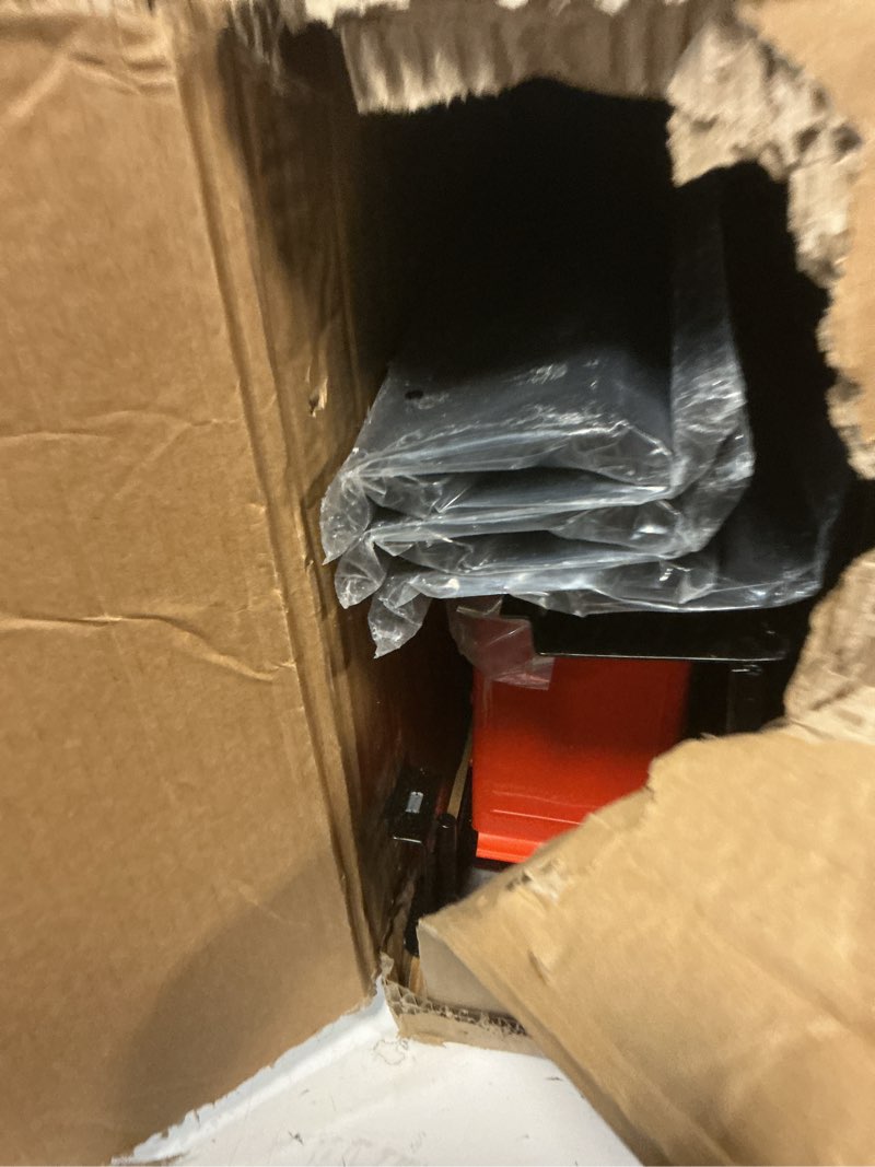 Condition photo showing Good Condition for ultrawall black pegboard wall organizer, 48x 36 inch for garage storage with hooks, storage bins, tool panel organizer, 72pcs