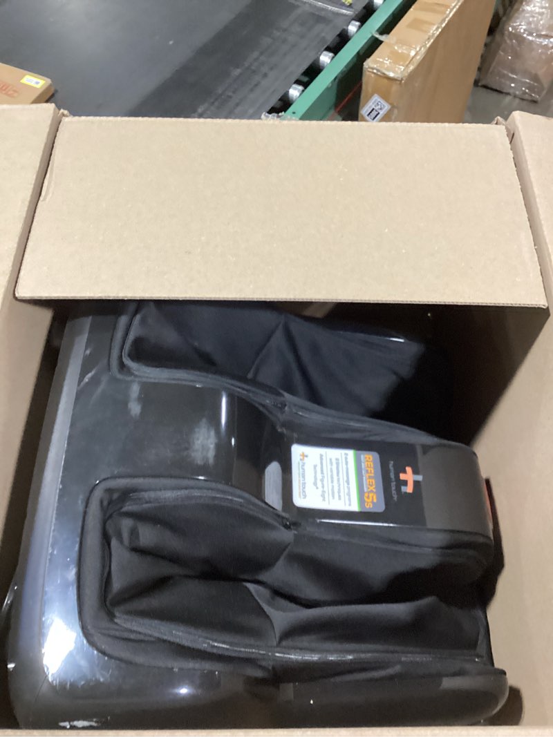 Condition photo showing Good Condition for Human Touch Reflex5s Foot & Calf Massager for Stress & Plantar Fasciitis Relief+Relaxation +Kneading & Compression for Circulation Support -1 Year Warranty - Adjustable Fit for Women & Men Size 12 Reflex Reflex5s