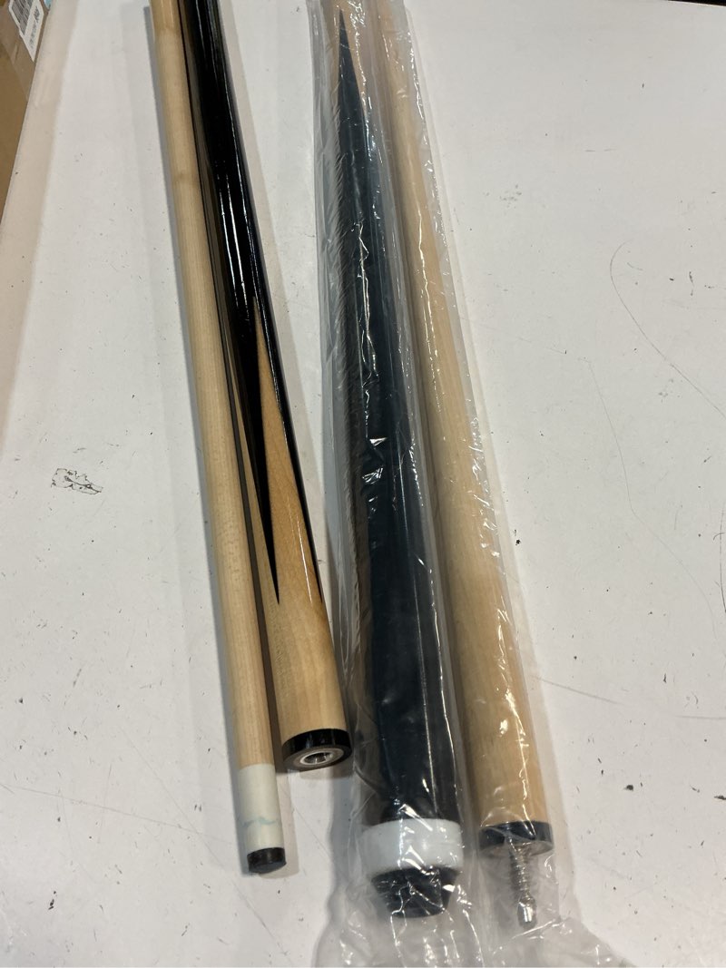 Condition photo showing Good Condition for huiop pool cue stick, 48in junior billiard shaft wooden pool cue stick entertainment snooker billiard tool type 1