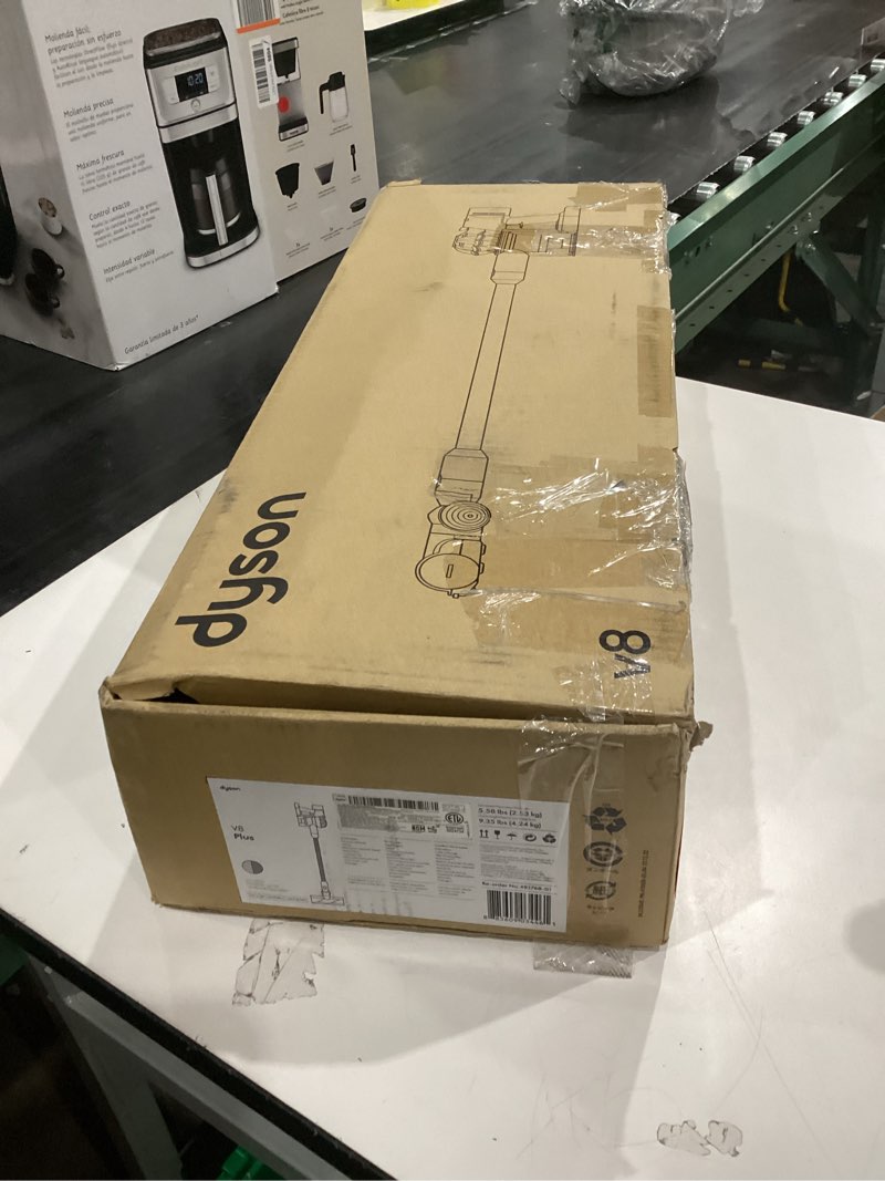 Condition photo showing As Is for Dyson V8 Plus Cordless Vacuum, Cleans Hard Floors and Carpets, Detangles, Converts to Handheld, 115AW, 2 Power Modes, Up to 40 Minutes¹