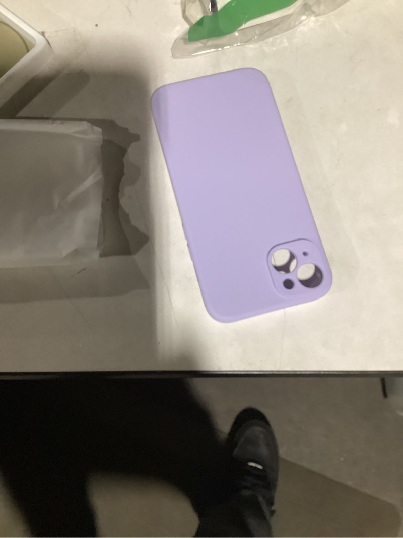 Condition photo showing Good Condition for Magnetic for iPhone 15 Plus Case, Compatible with MagSafe, [Full Camera Protection][Screen Protector] Silicone Shockproof Protective Phone Case for iPhone 15 Plus 6.7", Clove Purple Clove Purple iPhone 15 Plus