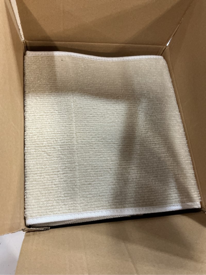 Condition photo showing Good Condition for cat scratch pad with replacement scratching felt, large cat scratcher bed hammock lounge for scratching pad, protects furniture,kittens gifts(caramel)