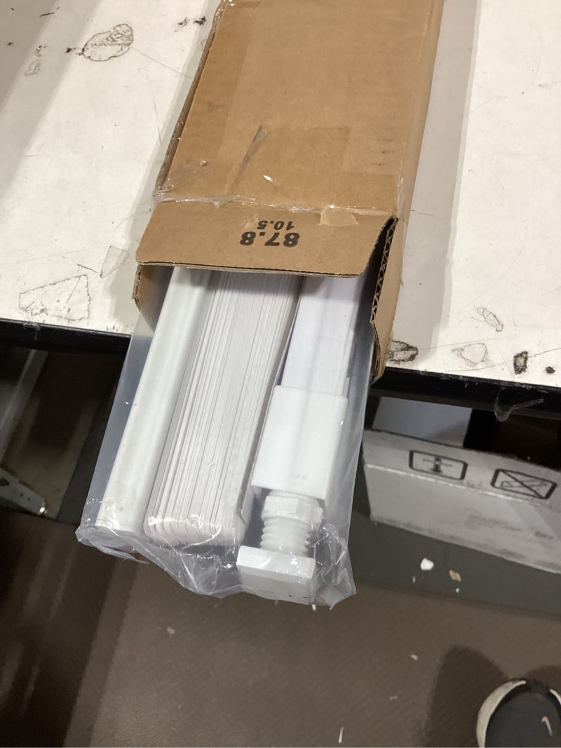 Condition photo showing Good Condition for lazblinds no tools no drill 1" vinyl mini blinds, cordless blinds for windows, light filtering horizontal window blinds & shades, 35" w x 64" h, white cordless-white 35" w x 64" h