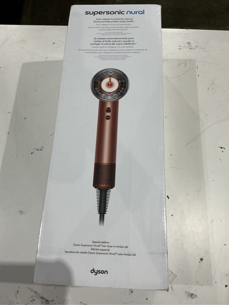 Condition photo showing New/Like New for dyson supersonic nural™ hair dryer amber silk