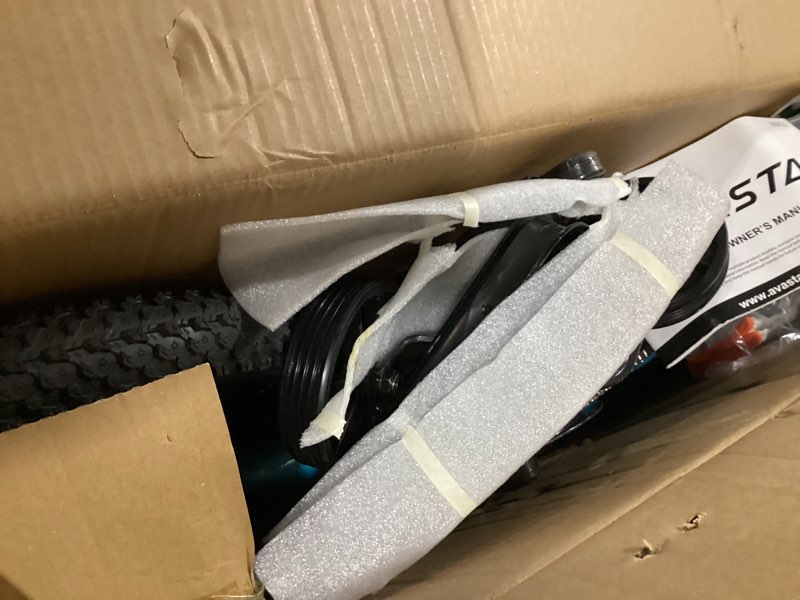 Condition photo showing Good Condition for avasta bilbo 18 20 24 inch kids bike for boys girls 5-14 years old, retro style high carbon steel bicycle with adjustable handlebars and seat, dual v-brakes, kickstand, multiple colors cyan 18'' with training wheels & kickstand