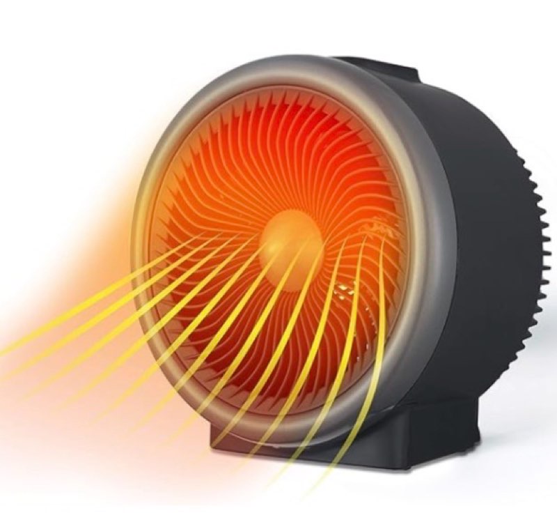 BLACK+DECKER Space Heater 1500W, Flameless Portable Heater with Overheat Protection