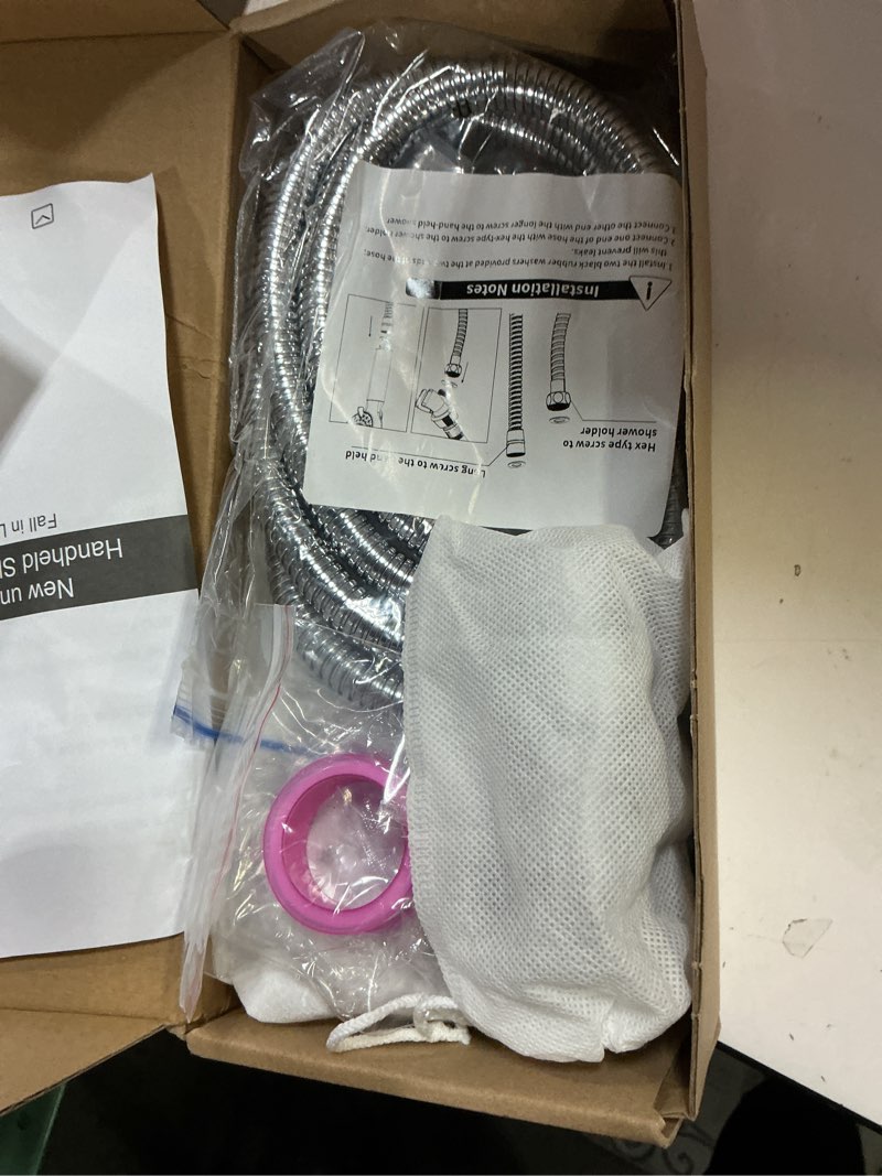 Condition photo showing Good Condition for SR SUN RISE Filtered Shower Head with Handheld High Pressure 9 Spray Mode Showerhead Detachable Shower Head Water Softener Filters Beads for Hard Water Remove Chlorine 1 Filter Chrome Chrome 1 Filter