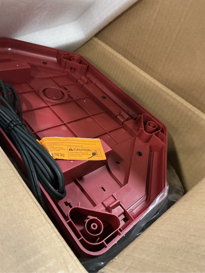 Condition photo showing As Is for  Electric Fireplace Heater 22 in Freestanding Fireplace Stove Infrared Fireplace RealSmart with 3D Flame Effect Remote Control, Timer, Overheating Protection Heater for Indoor Use