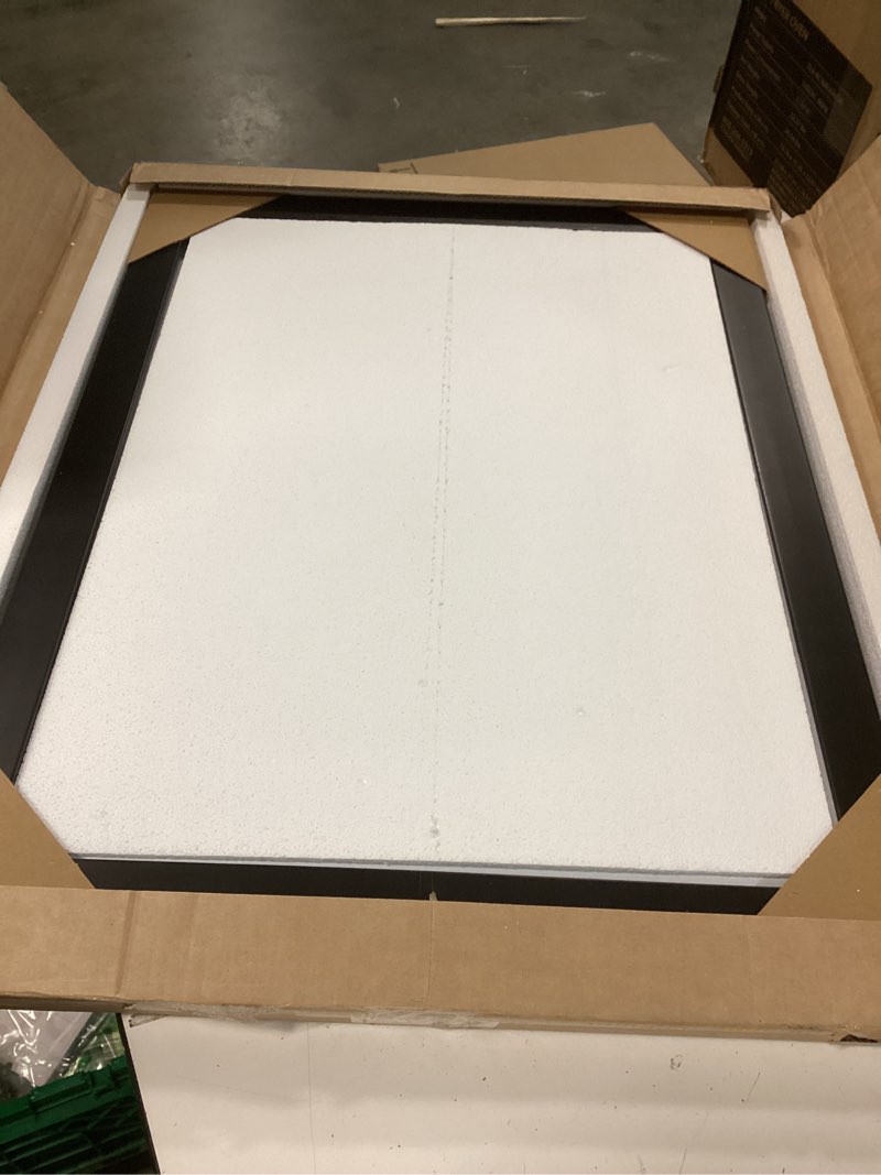 Condition photo showing Good Condition for Frame Amo 18x24 Black Solid Wood Poster Frame, White Multi Mat for 16x20 and 12x18 Image, Tempered Glass Front, 1.5 inch Wide, 1 inch Thick, High-End, Heavy-Duty, Gallery Grade & Acid-Free Black 18x24