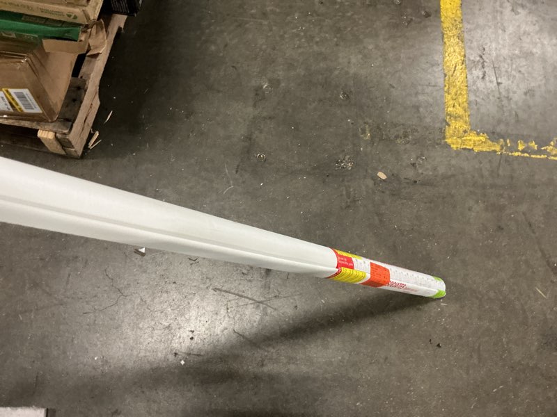 Condition photo showing Good Condition for cut to size cream cordless blackout vinyl roller shade 55.25 in. w x 72 in. l