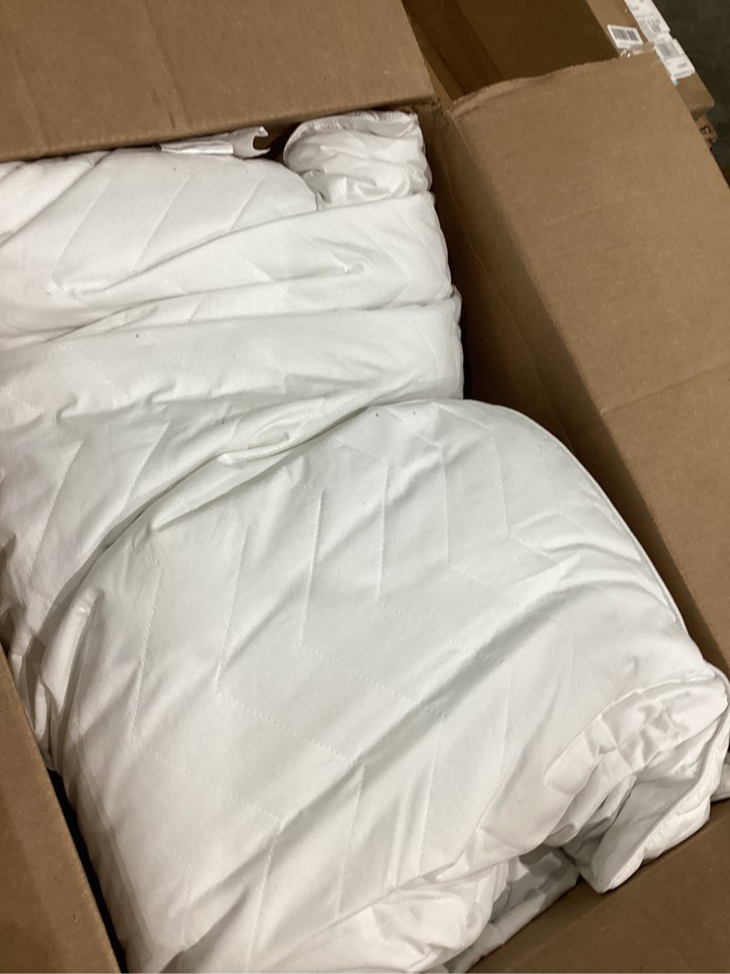 Condition photo showing As Is for sobel westex: 2 pack sahara nights bed pillow for sleeping | back & stomach | hotel quality, 233 tc, 100% cotton case, gel fiber fill | hypoallergenic, soft, washable|king size 20x36 king (2 pack)