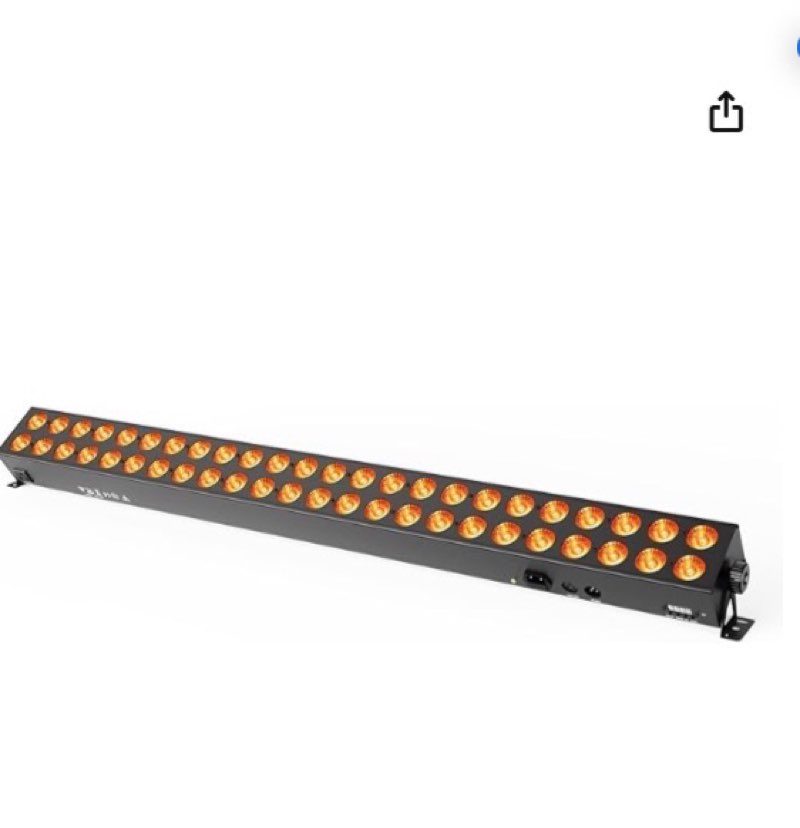 led stage wash light bar: 120w dual-row