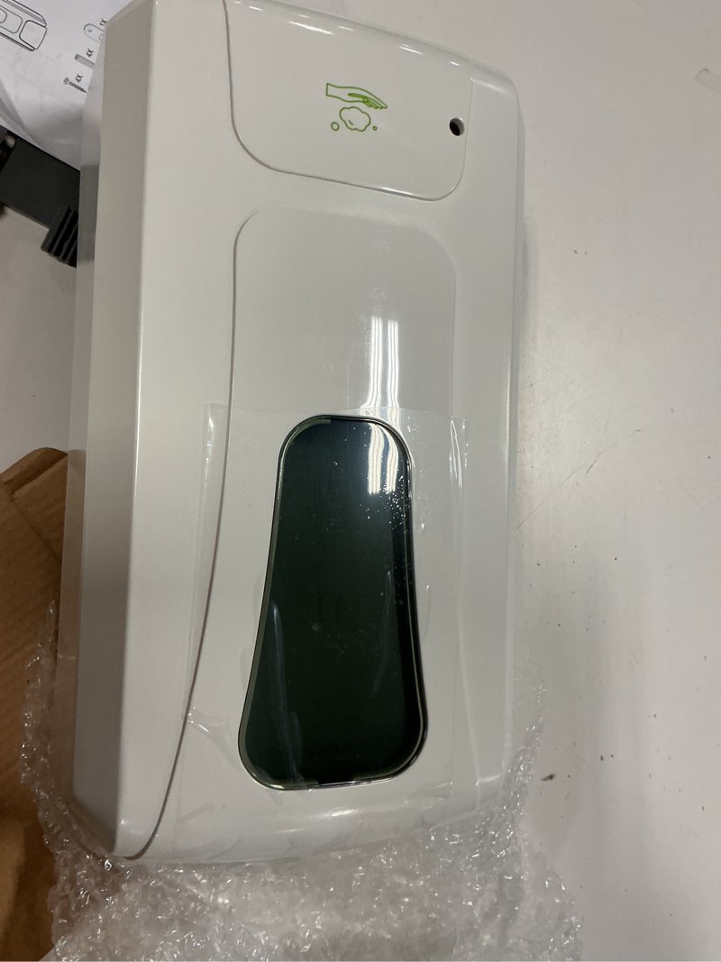 Condition photo showing New/Like New for soap dispenser automatic soap dispenser touchless 1001ml soap dispenser wall mount punch-free plastic hand sanitizer machine, white pump