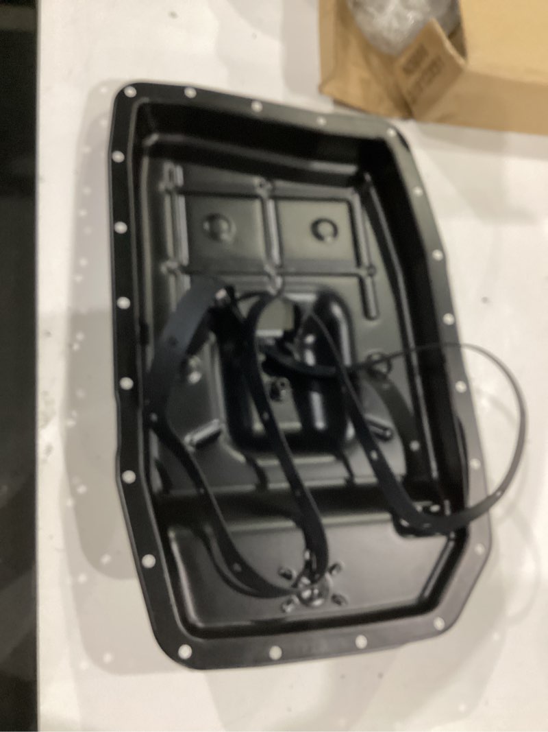Condition photo showing Good Condition for 265-854 transmission oil pan with gasket and drain plug and 21*screw compatible with ford expedition f150 f-250/f-350 super duty lobo mustang and lincoln mark lt navigator