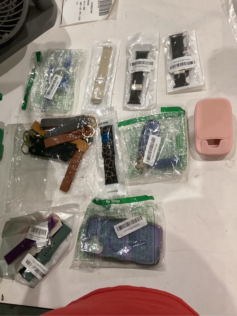 Condition photo showing As Is for assorted cellphone/tablet/laptop case covers & accessories