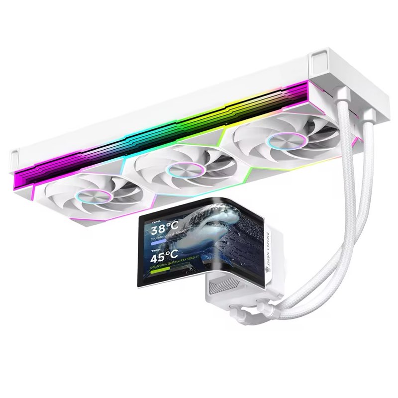 Jungle Leopard Chill Arc 360 6.67 Inch Curved AMOLED Magnetic Screen Bare-eye 3D CA360 Water Cooler