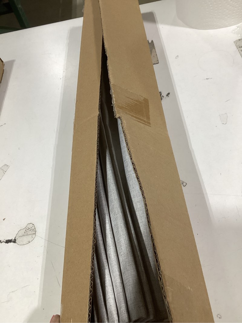 Condition photo showing Good Condition for LazBlinds No Drill Roman Shades for Windows, Cordless Blackout Window Shades with UV Protection, Polyester Fabric for Bedroom & Living Room, 25" W x 64" H, Natural Blackout - Faux Linen - Natural 25"W x 64"H