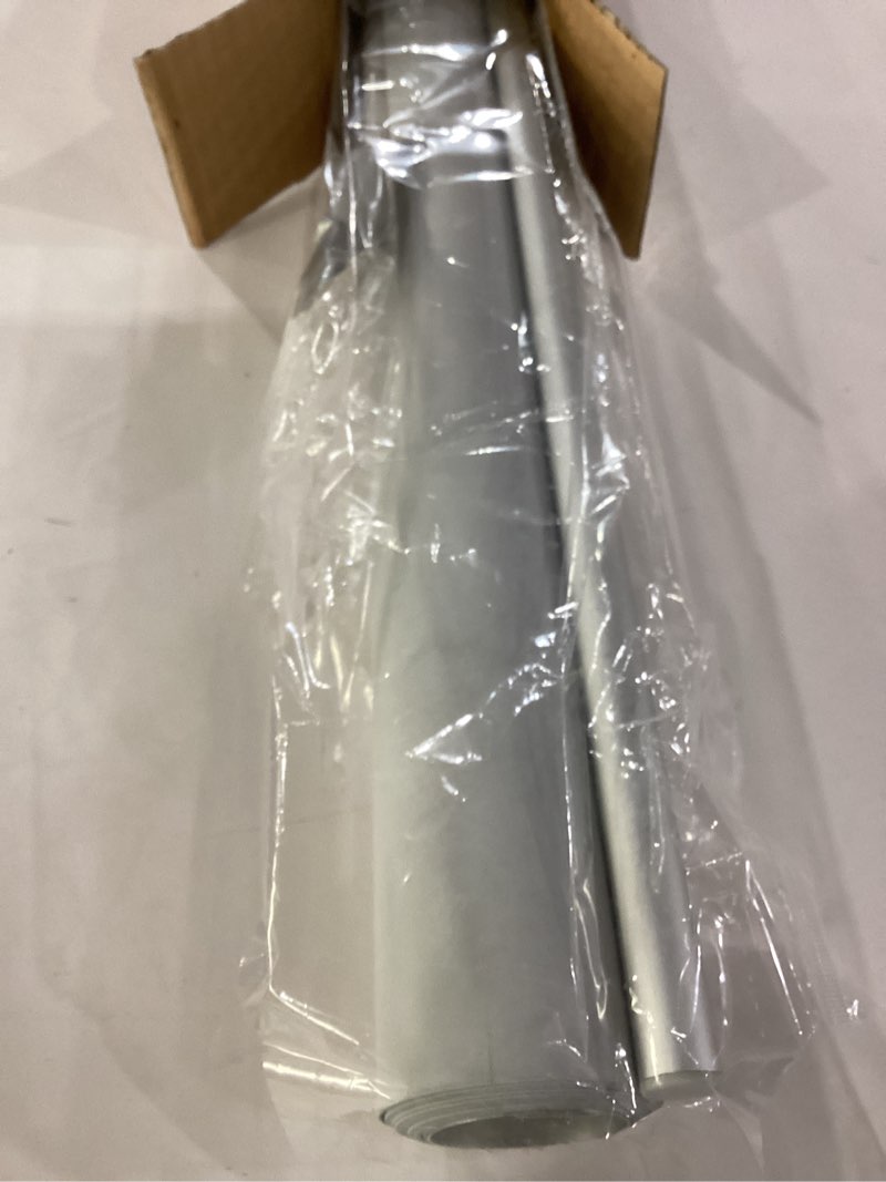 Condition photo showing Good Condition for no drill no tools 100% blackout roller shade | uv protection | easy-care fabric | roller blind for windows & doors | pull down window shade - grey (32" w x 75" h) no drill-grey 32"w x 75"h