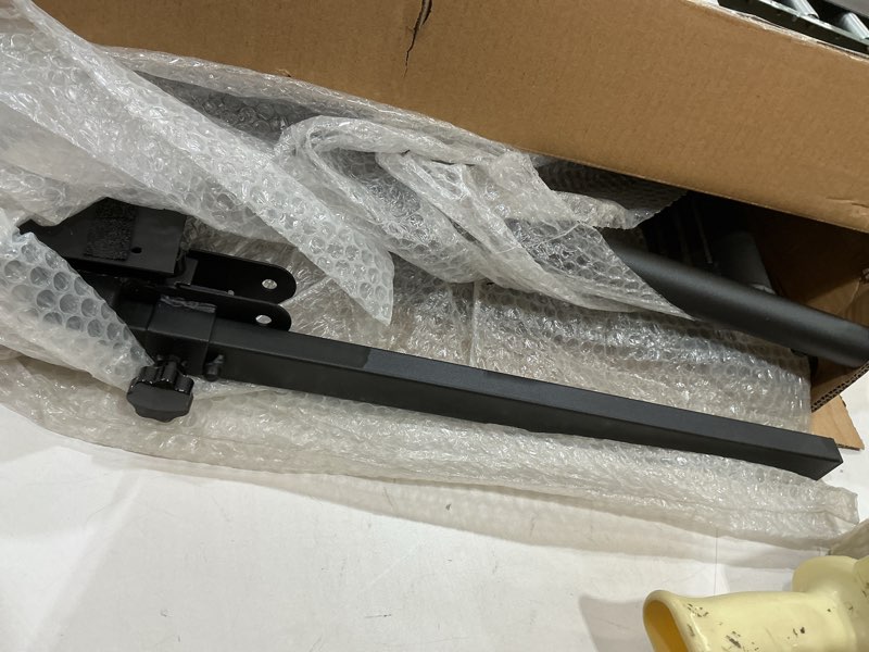 Condition photo showing Good Condition for 45" foldable pickup truck tailgate ladder with grab handle, heavy duty universal folding tailgate step ladder with handrail for pickup truck (f250, ram 2500 etc.) accessories