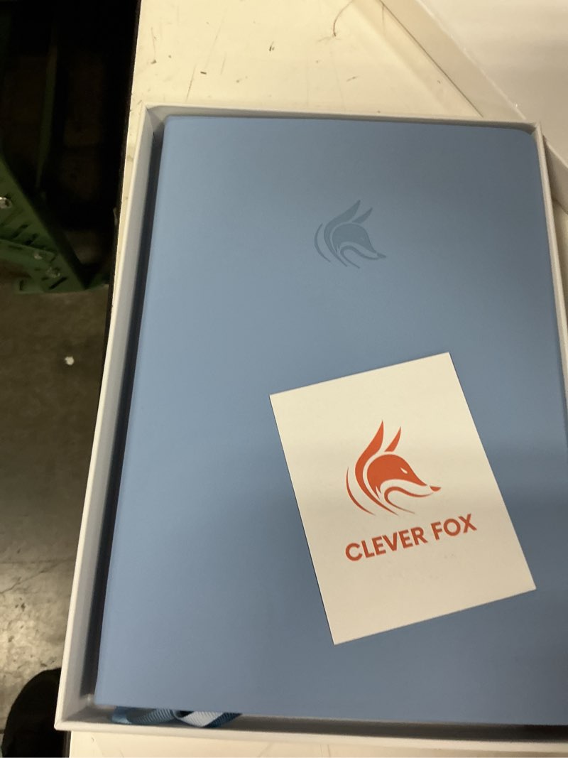 Condition photo showing Good Condition for clever fox large medical planner 12-month – medical notebook, health diary, wellness journal to track health – 12 months, 7x10.5? (light blue) light blue 7? x 10.5?
