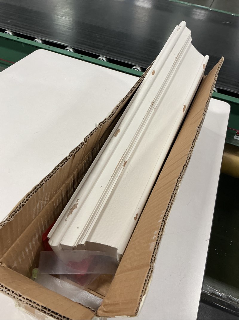 Condition photo showing New/Like New for 100% Solid Wood Farmhouse Floating Shelves for Wall, 24 Inch Rustic Wall Shelves, Mounted Decorative Shelves, Vintage Long Floating Shelf for Living Room, Bedroom, Bathroom, Kitchen, Home Decor