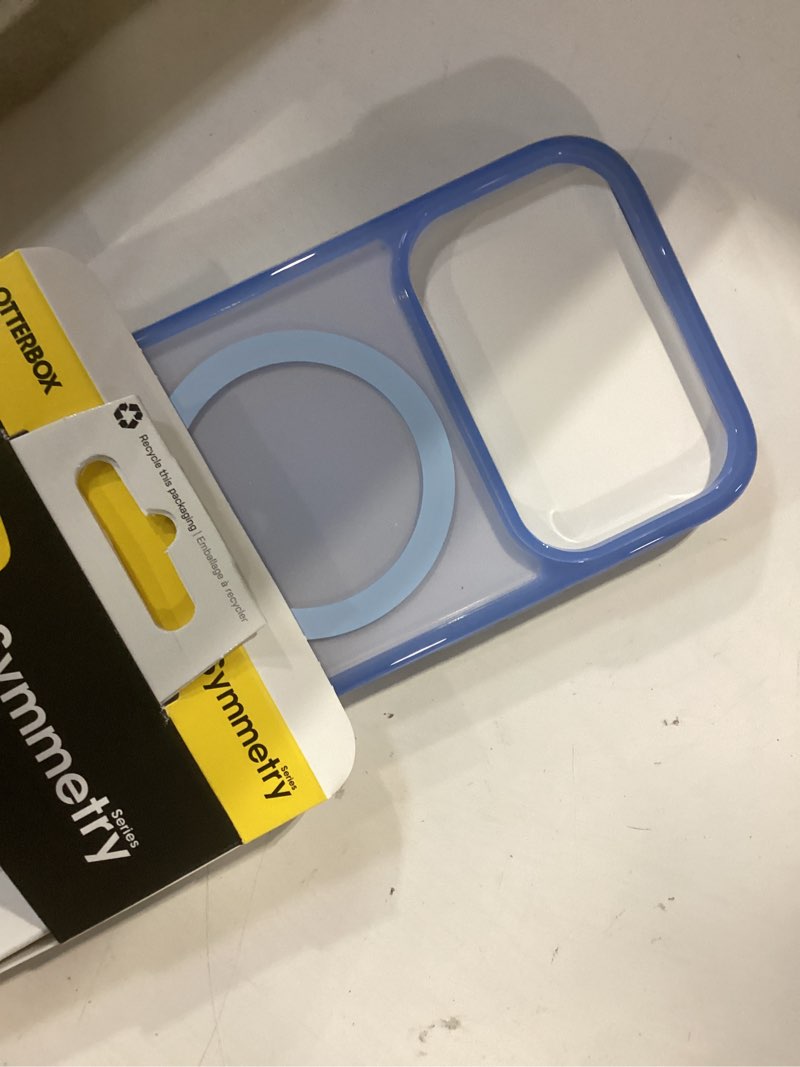 Condition photo showing Good Condition for otterbox iphone 17 pro symmetry series clear case - blue bliss - ultra-thin, sleek iphone case, magsafe with camera control iphone 17 pro blue bliss