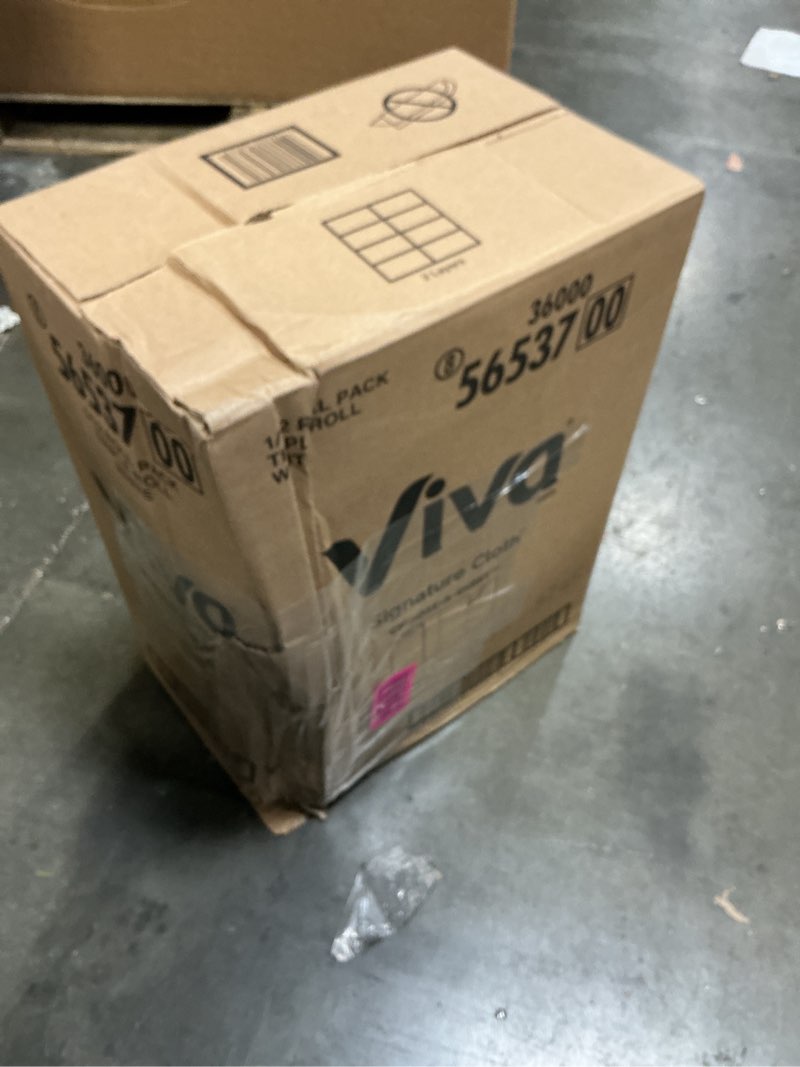 Condition photo showing New/Like New for Viva Signature Cloth Paper Towels, 12 Triple Rolls, 129 Sheets per Roll White 129 Sheet (Pack of 12)