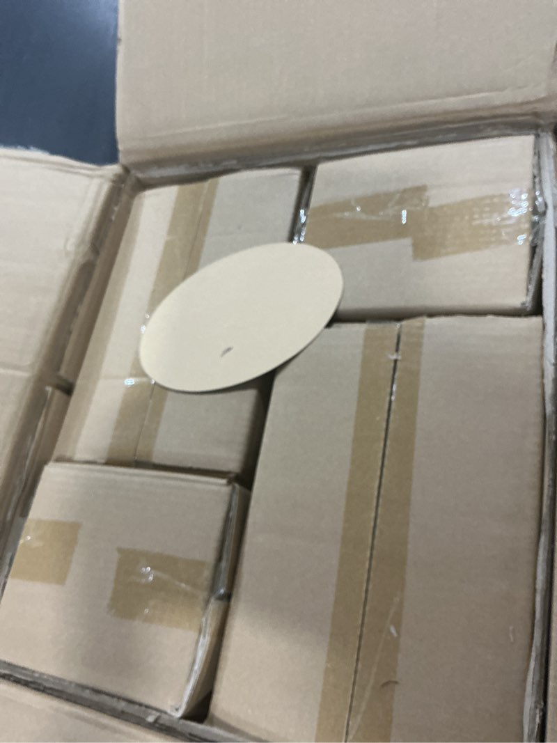 Condition photo showing New/Like New for famiware star 24-piece stoneware dinnerware sets with trim, service for 8 - ceramic plates and bowls set, ribbed dishes with high edge, chip & scratch resistant, microwave & dishwasher safe, white white service for 8 (standard dinner set)