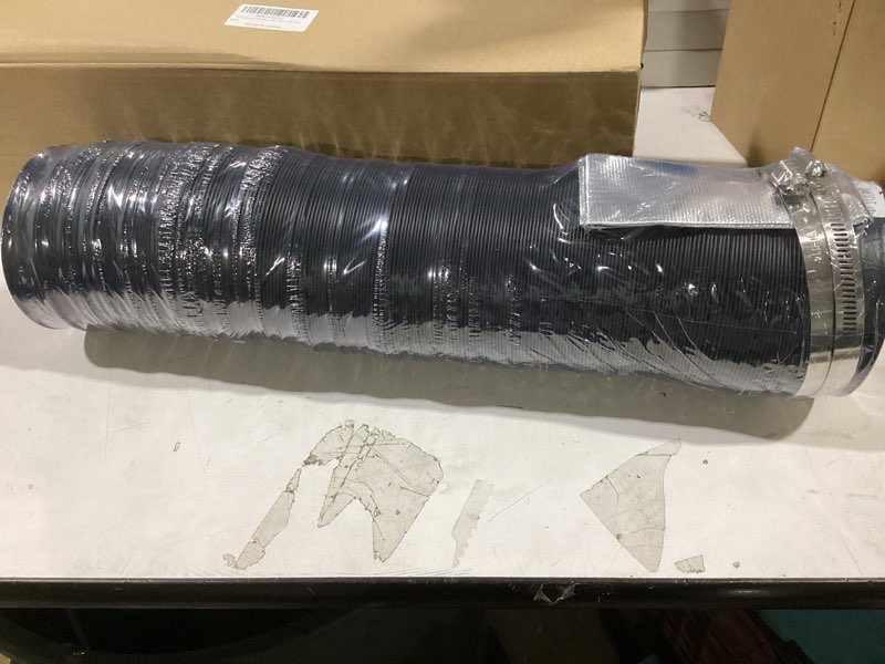 Condition photo showing New/Like New for Flexible 4 Inch Aluminum vent hose - Corrosion Resistant, Lightweight, Durable HVAC/Plumbing pipe for HVAC Systems, Plumbing, HVAC Ductwork (4 in x 25 FT)