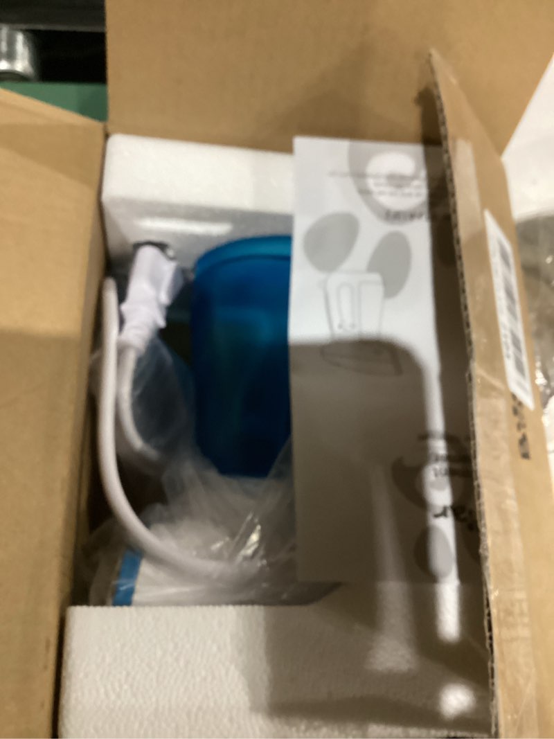 Condition photo showing As Is for Bear Steamer for Clothes, 1300W Powerful Fast-Heating Handheld Garment and Clothes Steamer with Large 230ml Tank, Auto-Off Safety, Includes Brush, Perfect for Home and Travel Wrinkle Removal Blue