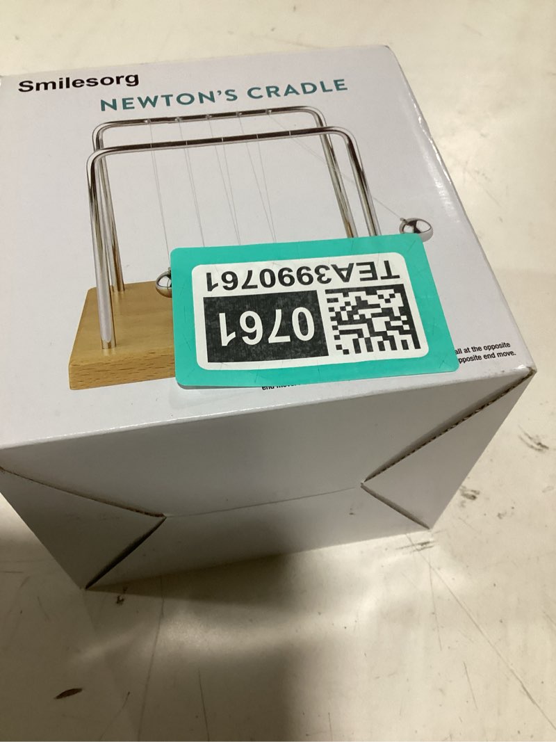 Condition photo showing As Is for newton's cradle balance balls fascinating physics gadget for home and office 5 beads
