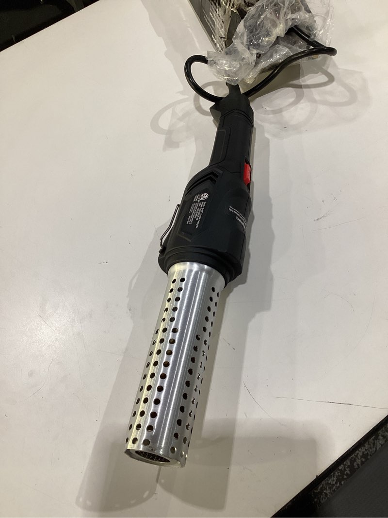 Condition photo showing As Is for Wagner Electro-Torch C900085 Fire Starter, Charcoal Starter and Lighter, BBQ Smoker, Grill Starter, Chemical Free Heated Air with Built-In Blower