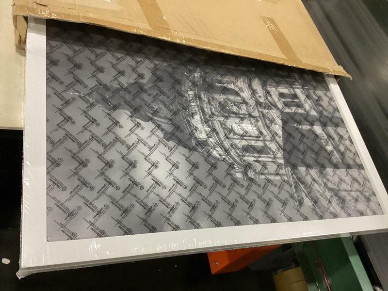 Condition photo showing Good Condition for 20x28 picture frame 2 pack, white 20x28 poster frame for puzzle and art prints, 20 x 28 picture frame horizontal or vertical wall mounting