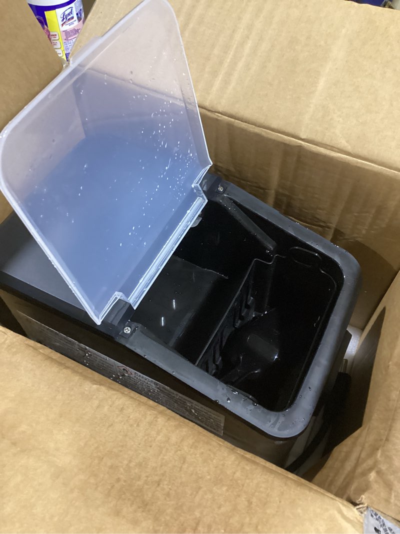 Condition photo showing Good Condition for Igloo Self-Cleaning Countertop Ice Maker - Compact and Portable - Creates 26 lbs. Per Day, 8 Pieces Ready Every 7-8 Minutes - Includes Ice Scoop and Basket - Stainless Steel Stainless Steel 26 Lb