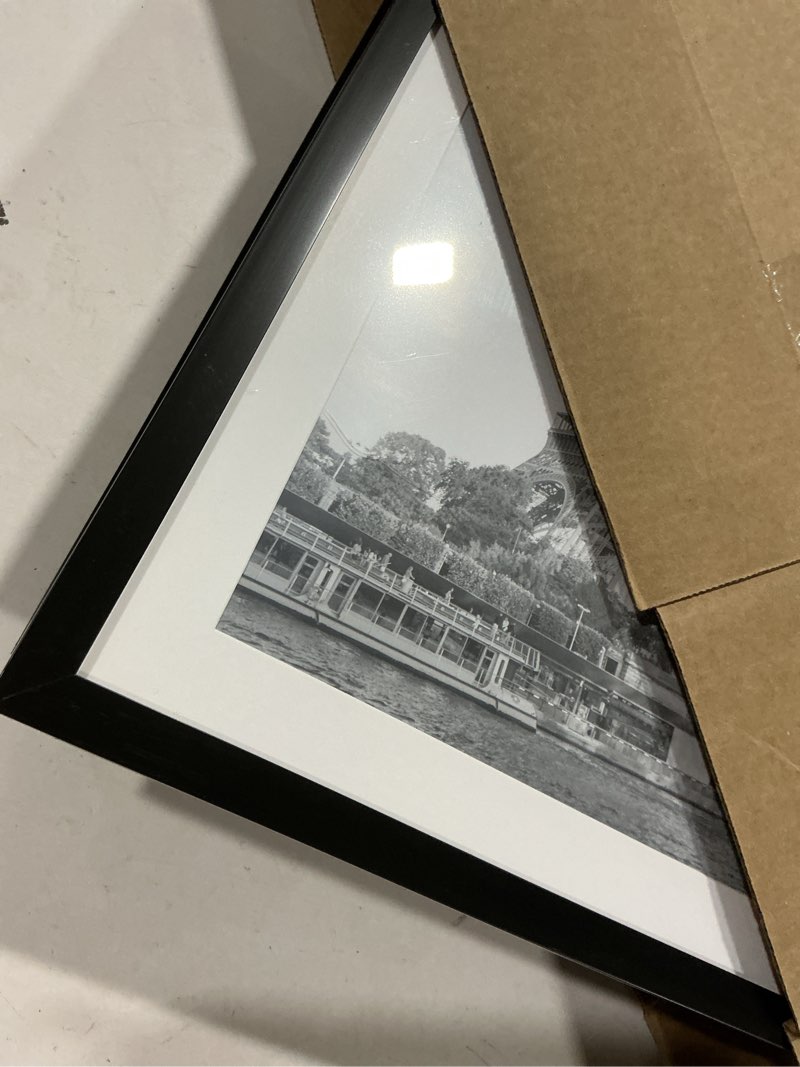 upsimples 13x19 Picture Frame Set of 5, Display Pictures 11x17 with Mat or 13 x 19 Without, Wall Gal