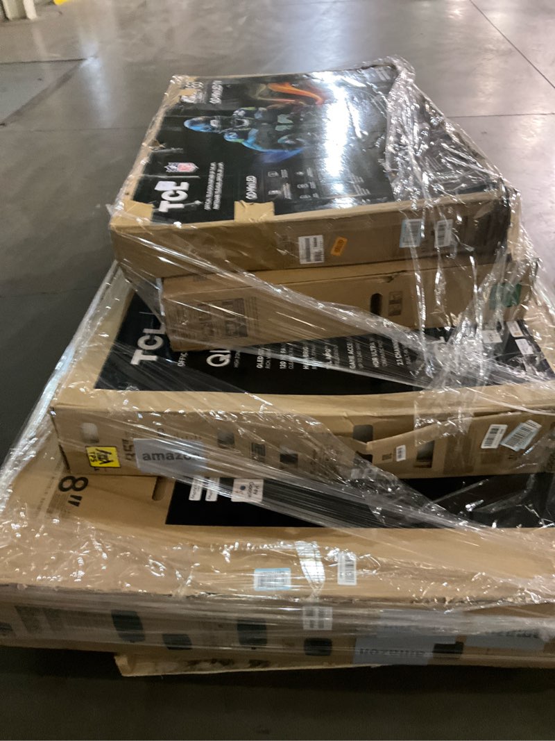 Gm pallet lot, 4 tv’s unconfirmed condition