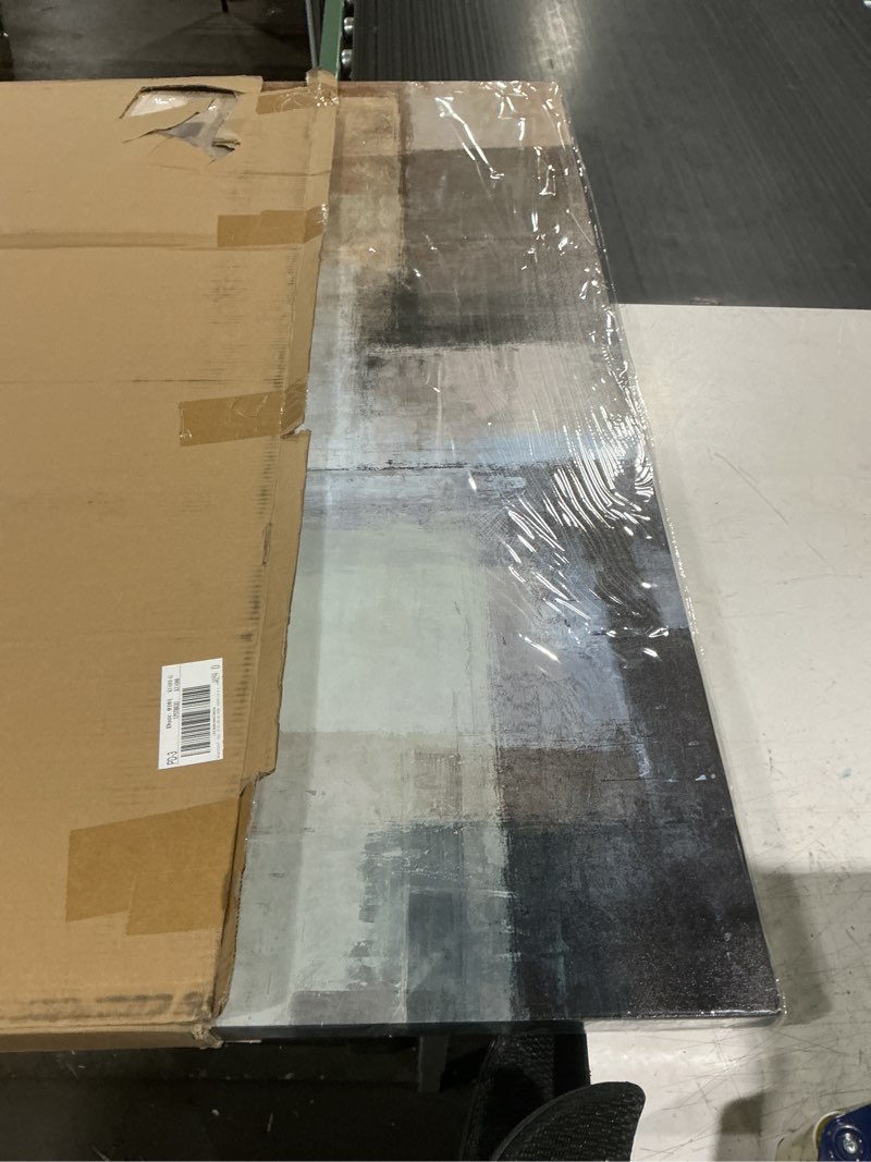 Condition photo showing New/Like New for baisuart a61275 canvas prints abstract wall art print paintings grey and brow...