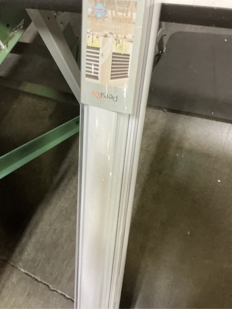 Condition photo showing Good Condition for persilux cordless zebra roller window shades free-stop roller blinds (46" w x 47" h, white) light control for day and night, light filtering sheer roler shades for windows, easy to install 46"w x 47"h white