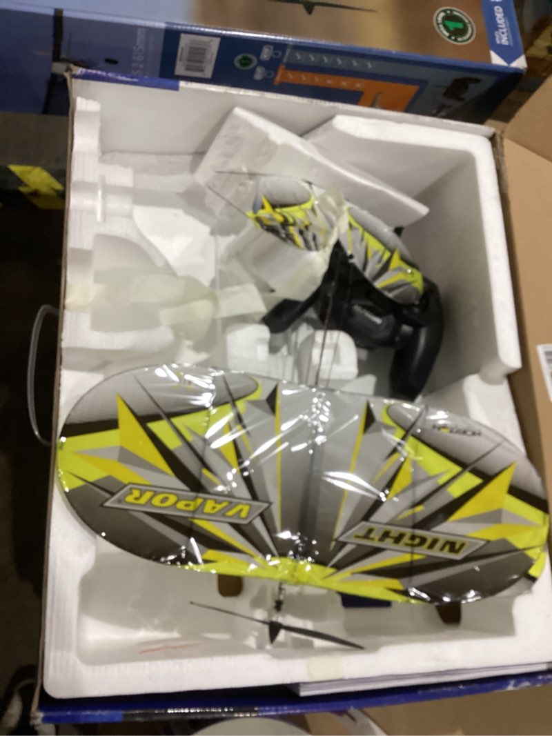 Condition photo showing As Is for E-flite RC Airplane UMX Night Vapor RTF to Fly is Included with AS3X and Safe Select EFLU1300 Ready-To-Fly