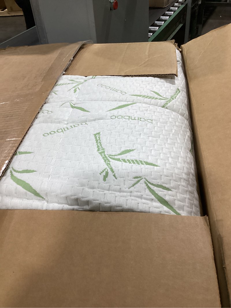 Condition photo showing Good Condition for DWCN Queen Size 3 Inch Dual Layer Mattress Topper - 2" Gel Memory Foam + 1" Cooling Pillow Pad with Adjustable Straps - Non-Slip, Breathable, Separable Layers for Back Pain Relief & Medium Support