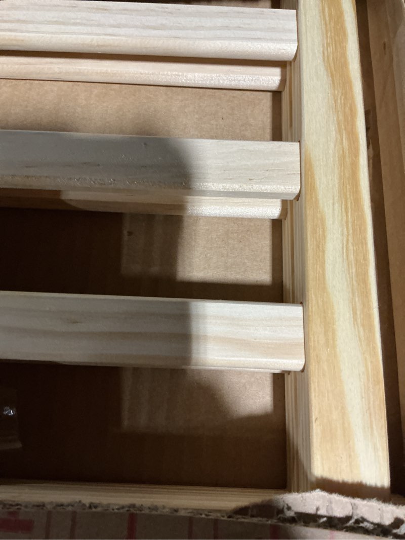 Condition photo showing New/Like New for yocan paint-free wood freestanding pet gate for dogs,wooden dog gates for doorways, stairs,the house, dog fences indoor puppy gate-2 panel h:23” ?2 panels?23.6"h