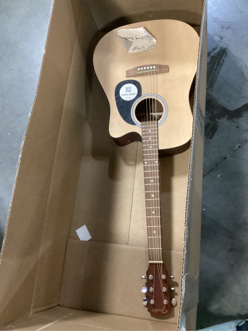 Cordoba C1M-CE Acoustic-Electric Cutaway Nylon String Classical Guitar, Natural, Protégé Series