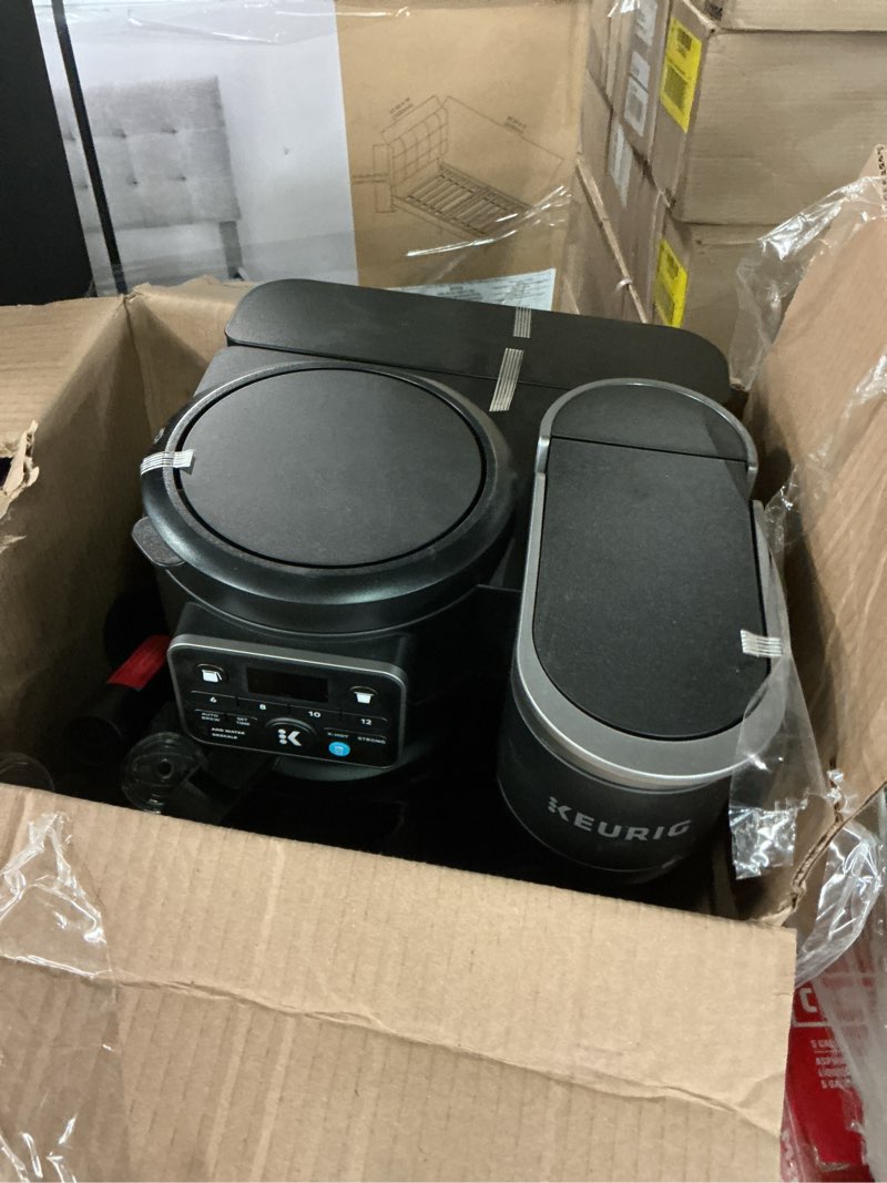 Condition photo showing As Is for keurig k-duo gen 2 hot & iced single serve & carafe coffee maker