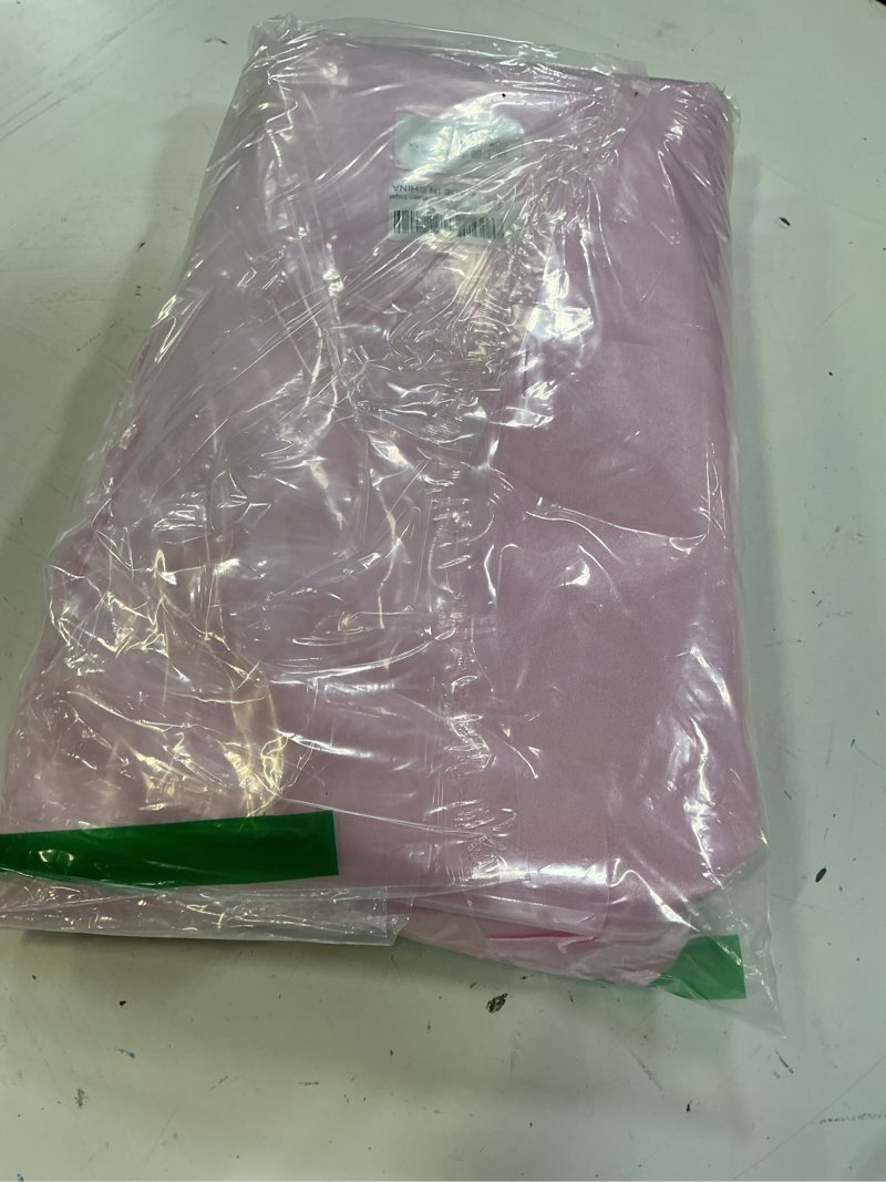 Condition photo showing Good Condition for homiest 6 pack 60 inch / 5ft round tablecloth satin table cover, blush pink table cloth overlay for wedding reception graduation banquet 60 inch / 5ft blush pink